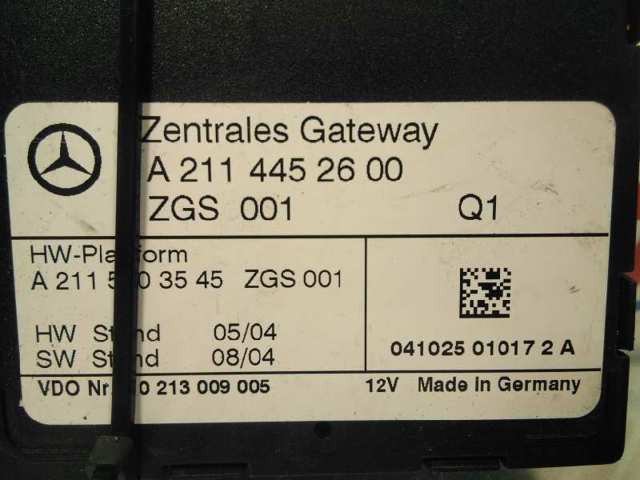 A2114452600 MERCEDES Módulo de cierre centralizado  disponible Alicante