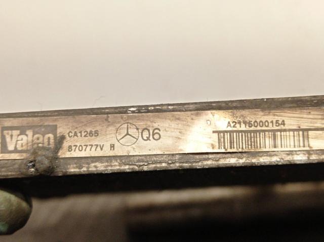 Condensador aire acondicionado A2115000154 MERCEDES