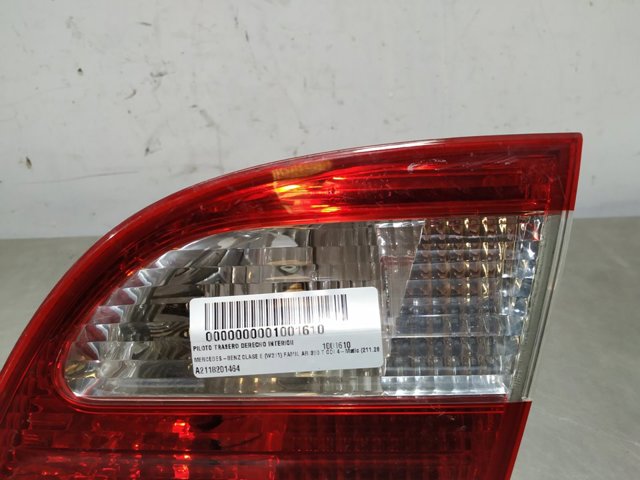 A2118201464 MERCEDES Piloto trasero interior derecho  en stock Gandía