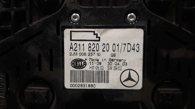 A2118202001 Luz de techo interior (cabina)  en stock Sabadell
