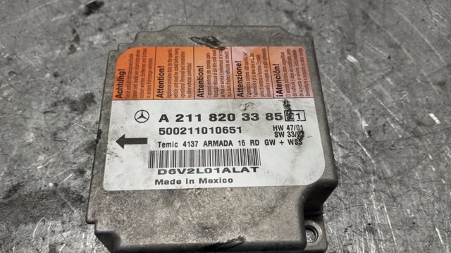 A2118203385 Módulo de control de airbag comprar Almería