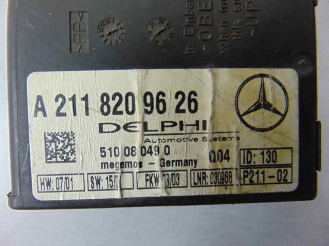 MERCEDES A2118209626  disponible Valladolid