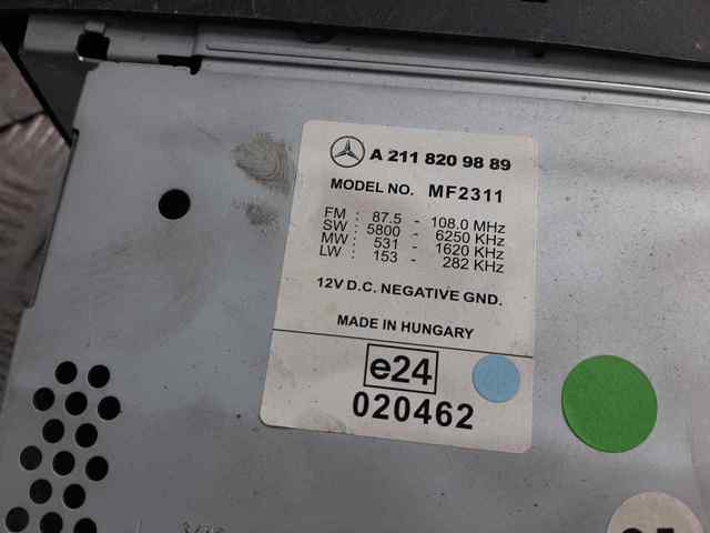 MERCEDES A2118209889 Radio AM/FM  disponible España