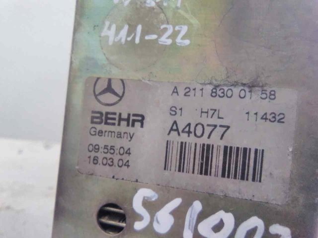 A2118300158 Evaporador de aire acondicionado comprar Almería