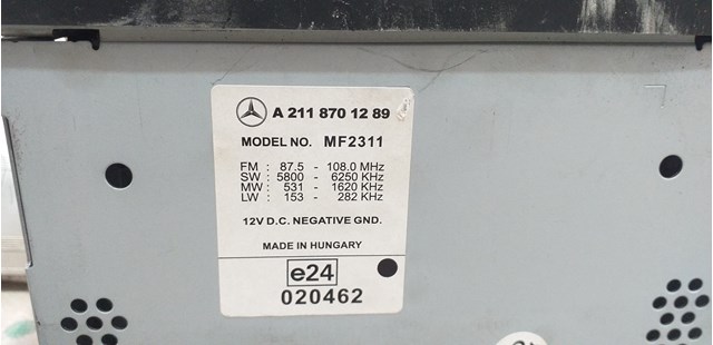 A2118701289 Mercedes