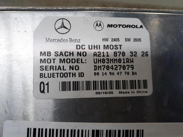 MERCEDES A2118703226 Unidad de control del teléfono  comprar en Murcia