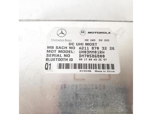 MERCEDES A2118703226 Unidad de control del teléfono  disponible España