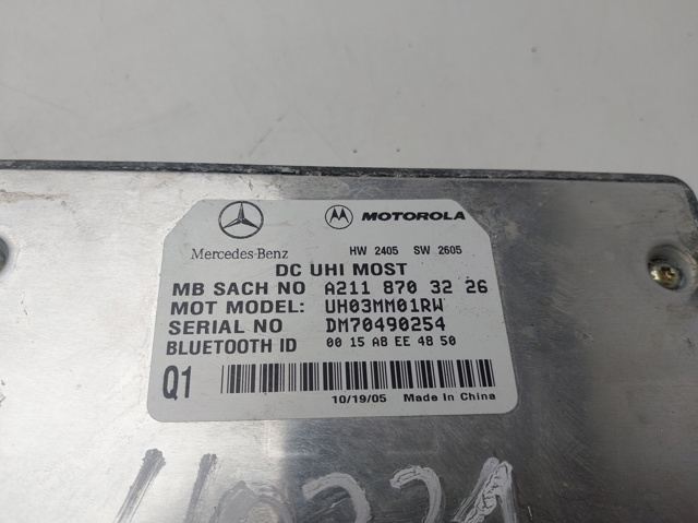 A2118703226 MERCEDES Unidad de control del teléfono  comprar en Oviedo