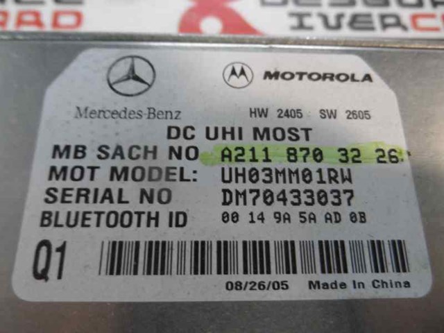 A2118703226 Unidad de control del teléfono  disponible Utrera