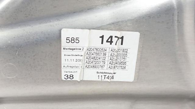 A2127201579 MERCEDES Mecanismo de elevalunas de la puerta delantera izquierda  disponible Vigo