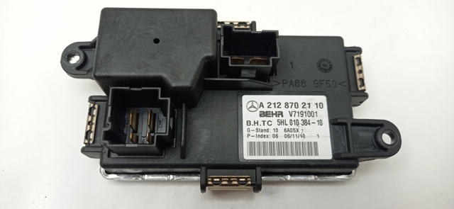 MERCEDES A2128702110 Resistencia del ventilador del habitáculo  comprar en Albacete