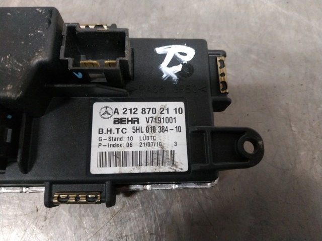 A2128702110 Resistencia del ventilador del habitáculo  comprar en Zaragoza