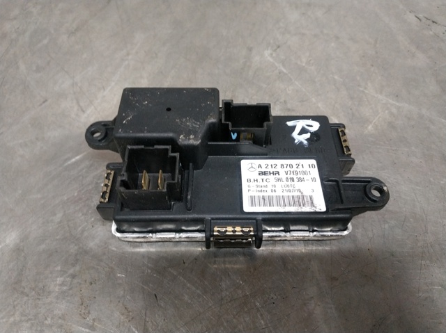 A2128702110 MERCEDES Resistencia del ventilador del habitáculo  disponible Ourense