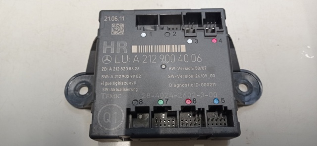 Unidad de confort para Mercedes E  (W212)
