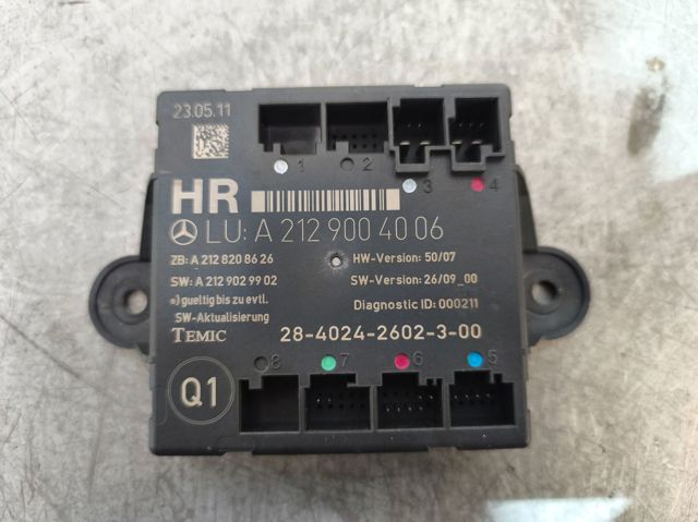 A2129004006 MERCEDES Módulo de confort comprar Madrid
