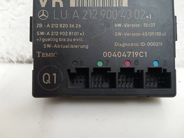 MERCEDES A2129004302 Unidad de confort de la puerta delantera  comprar en Ponferrada