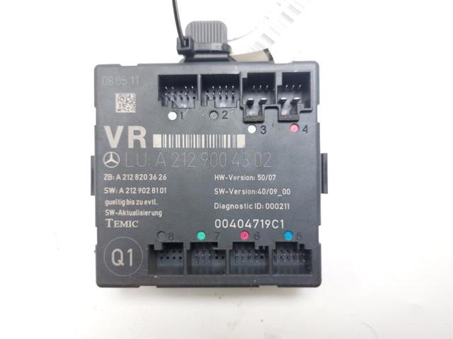 A2129004302 Unidad de confort de la puerta delantera  en stock Sabadell