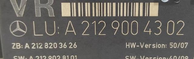 MERCEDES A2129004302 Unidad de confort de la puerta delantera comprar Pamplona