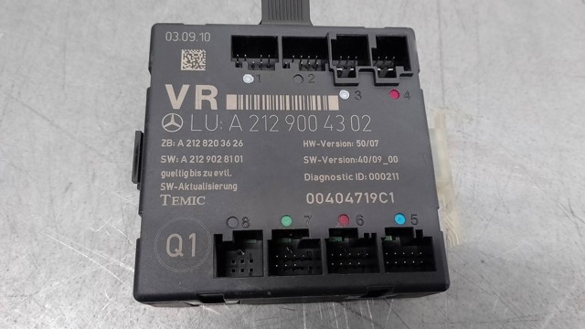 A2129004302 MERCEDES Unidad de confort de la puerta delantera comprar Madrid