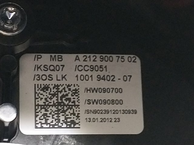 A2129007502 Mercedes