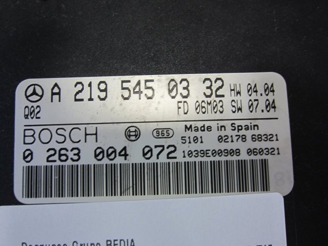A2195450332 Módulo de control del asistente de aparcamiento comprar Almería