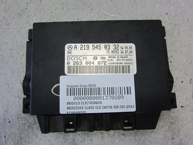 A2195450332 Módulo de control del asistente de aparcamiento  en stock Granada