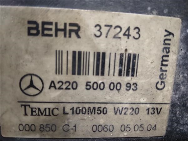 Electroventilador para mercedes clase s (bm 220) berlina  4.3 430 (220.070) m 113.941 A2205000093