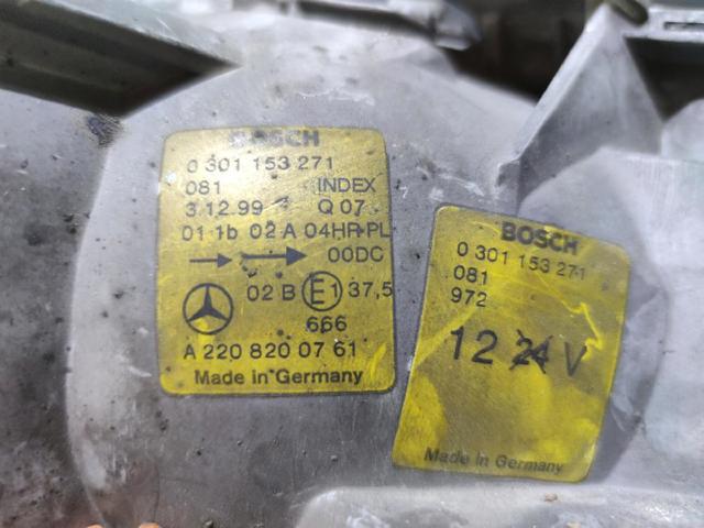 A2208200761 MERCEDES Faro izquierdo  en stock Gandía