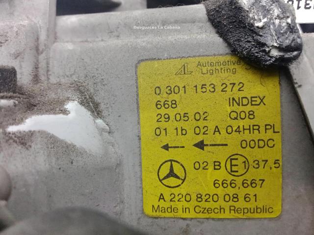 A2208200861 Faro derecho  comprar en Zaragoza
