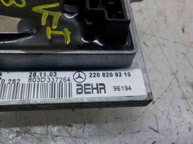 MERCEDES A2208209210 Resistencia de calefacción  en stock Valencia