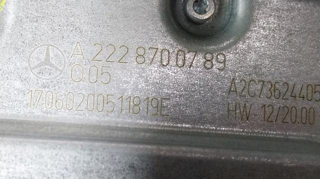MERCEDES A2228700789 Módulo de control de luces de faros (ECU)  comprar en Albacete