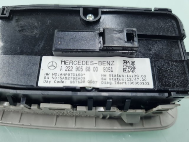 MERCEDES A2229056800 Unidad de control de elevalunas delantera izquierda  comprar en Albacete