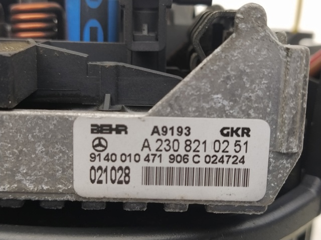 MERCEDES A2308210251 Resistencia de calefacción  en stock Valencia