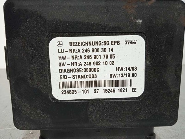 A2469003014 MERCEDES Módulo del freno de estacionamiento electromecánico  en stock Gandía