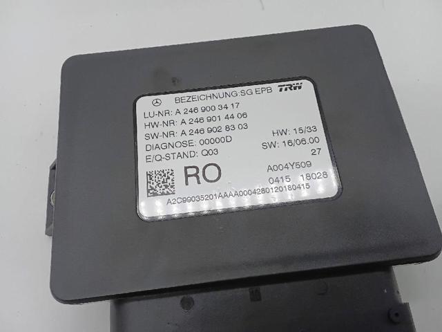MERCEDES A2469003417 Módulo del freno de estacionamiento electromecánico  en stock Salamanca