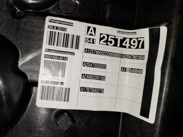 A2469063200 MERCEDES Motor del elevalunas de la puerta trasera derecha  en stock Gandía