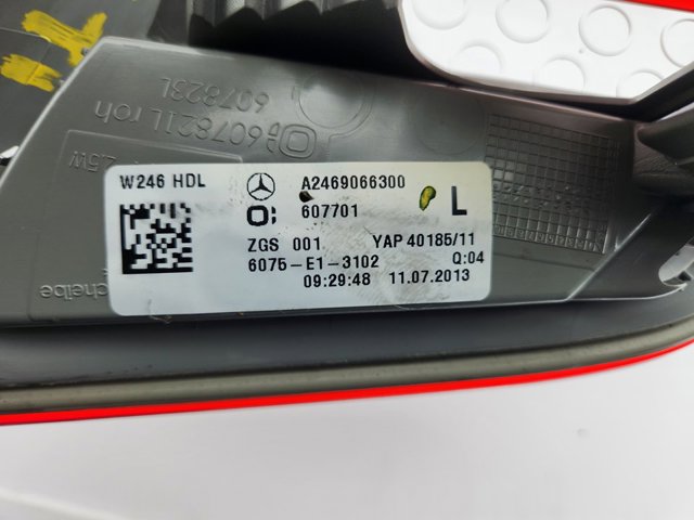 A2469066300 MERCEDES Piloto trasero interior izquierdo  disponible Vigo