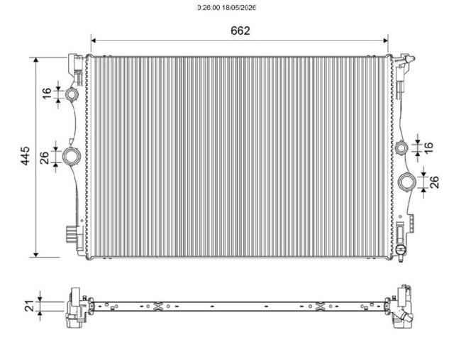 MERCEDES A2475000203 Radiador de refrigeración del motor  disponible Lugo