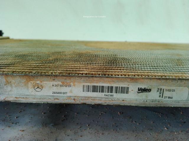 MERCEDES A2475000203 Radiador comprar Pamplona