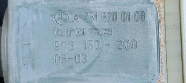 MERCEDES A2518200108 Motor del elevalunas de la puerta trasera izquierda comprar Tarragona