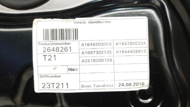 A2518200108 Motor del elevalunas de la puerta trasera izquierda  disponible Málaga