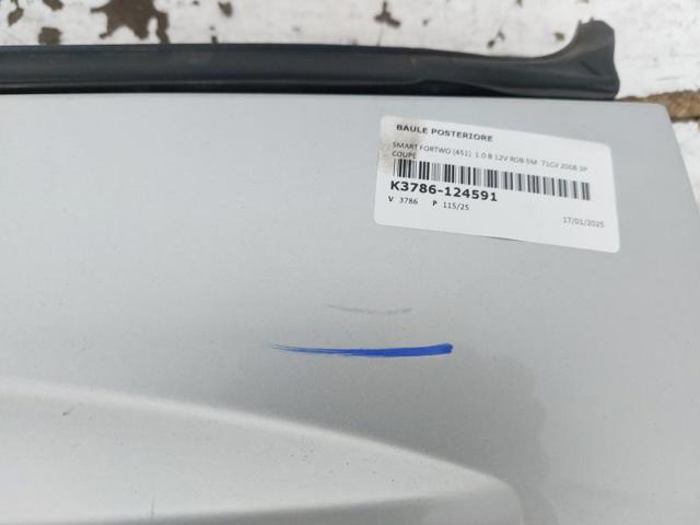 Precio del repuesto Tapa maletero FORTWO  coupé