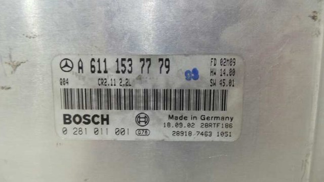 A6111537779 MERCEDES Unidad de control del motor (ECU)  comprar en Lleida