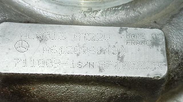 A6120960499 MERCEDES Turbocompresor  en stock Huelva