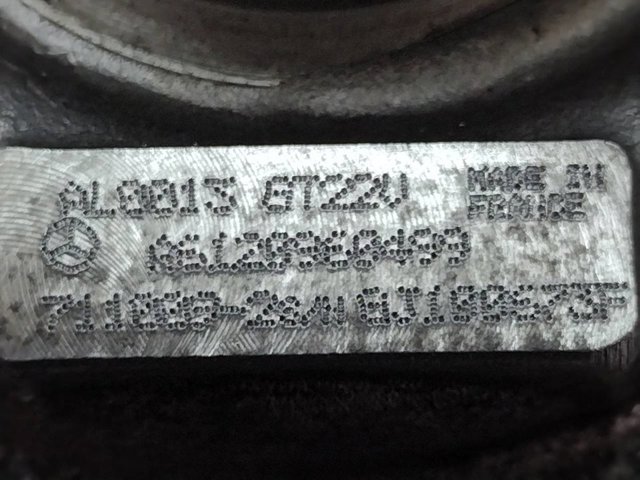 Turbocompresor para mercedes-benz clk 270 cdi (209.316) 612967 A6120960499