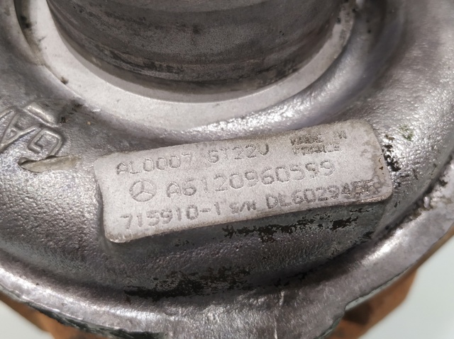 A6120960599 MERCEDES Turbocompresor  en stock Córdoba