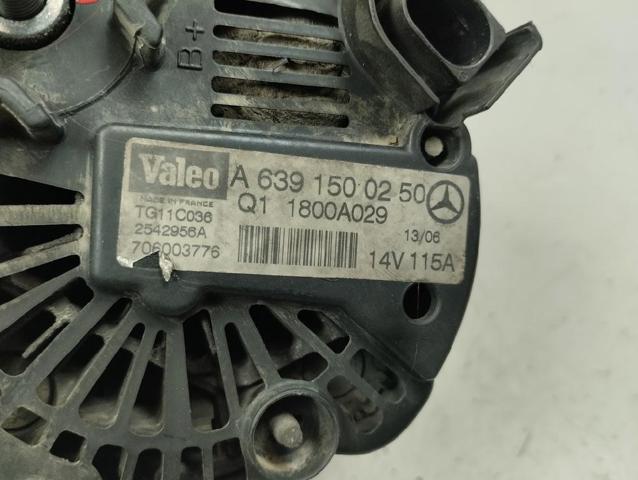 MERCEDES A6391500250 Alternador comprar Pamplona