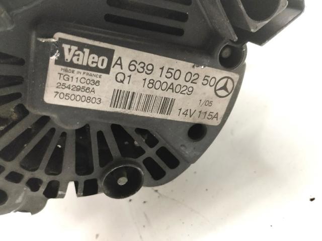 A6391500250 MERCEDES Alternador  en stock Huelva