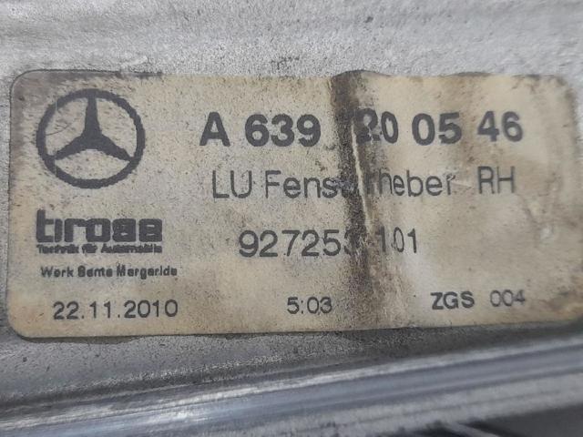 A6397200546 MERCEDES Mecanismo de elevalunas de la puerta delantera derecha  comprar en Lleida