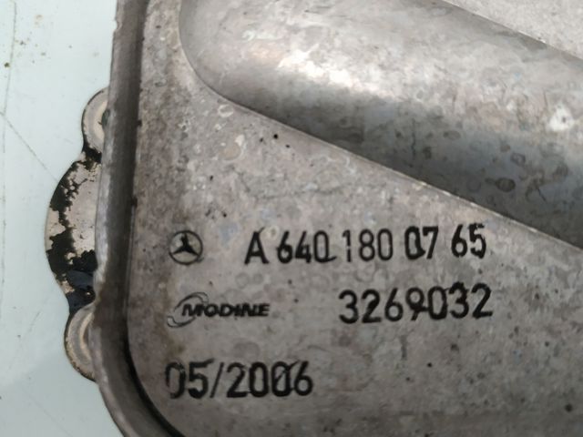 A6401800765 MERCEDES Radiador de aceite debajo del filtro  en stock Huelva